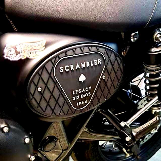 Side Cover Triumph Street Scrambler 900 (After 2021) – Ace of Spades Design