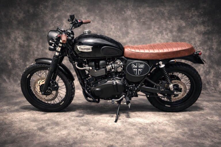 Triumph Side Cover  Left or Right – Aluminium and ABS Number Plate – Bonneville Scrambler Thruxton 2000-2016