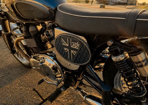 Bonneville Side Cover — Installed Detail