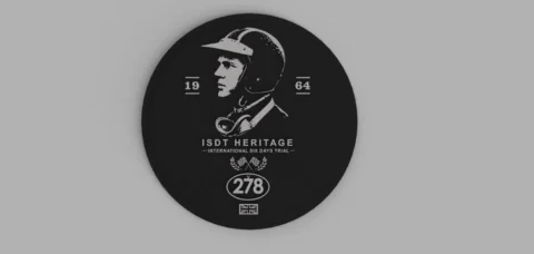 Custom Motorcycle Badge — Graphic Detail