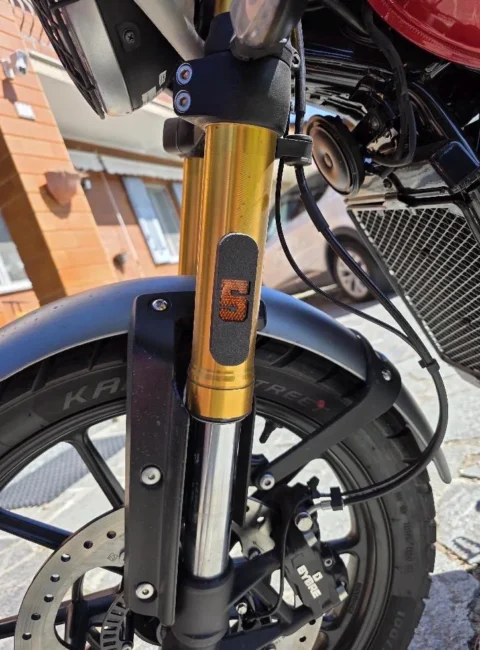 Scrambler 400 X Fork Reflector Covers