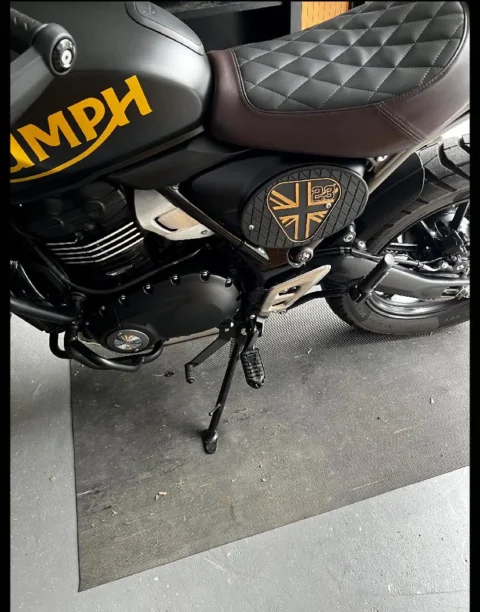 Scrambler 400 X Side Panel — Installed