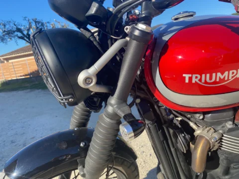 Fork Tube Covers — Installed Detail