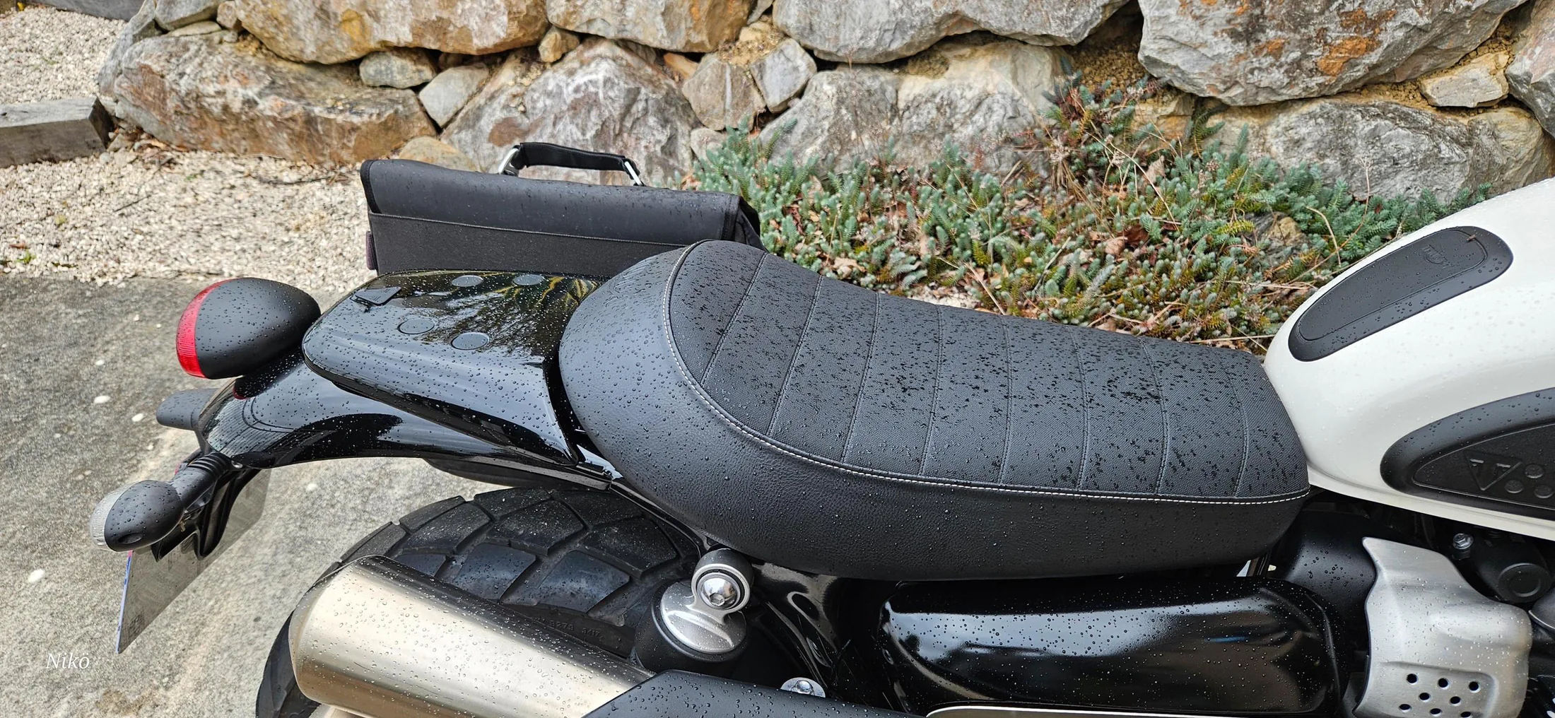 Triumph Street Scrambler 900 — Línea trasera limpia