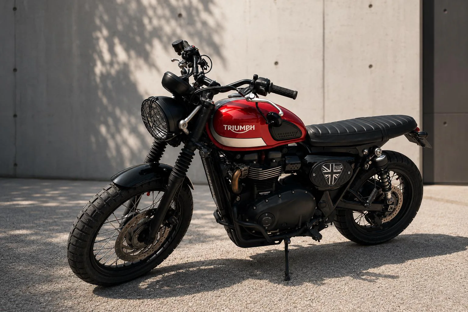Triumph Street Scrambler 900 — Tapa lateral