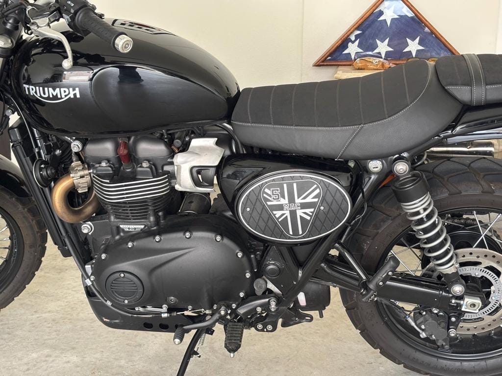 Triumph Scrambler 900 — MAC Union Jack Side Cover